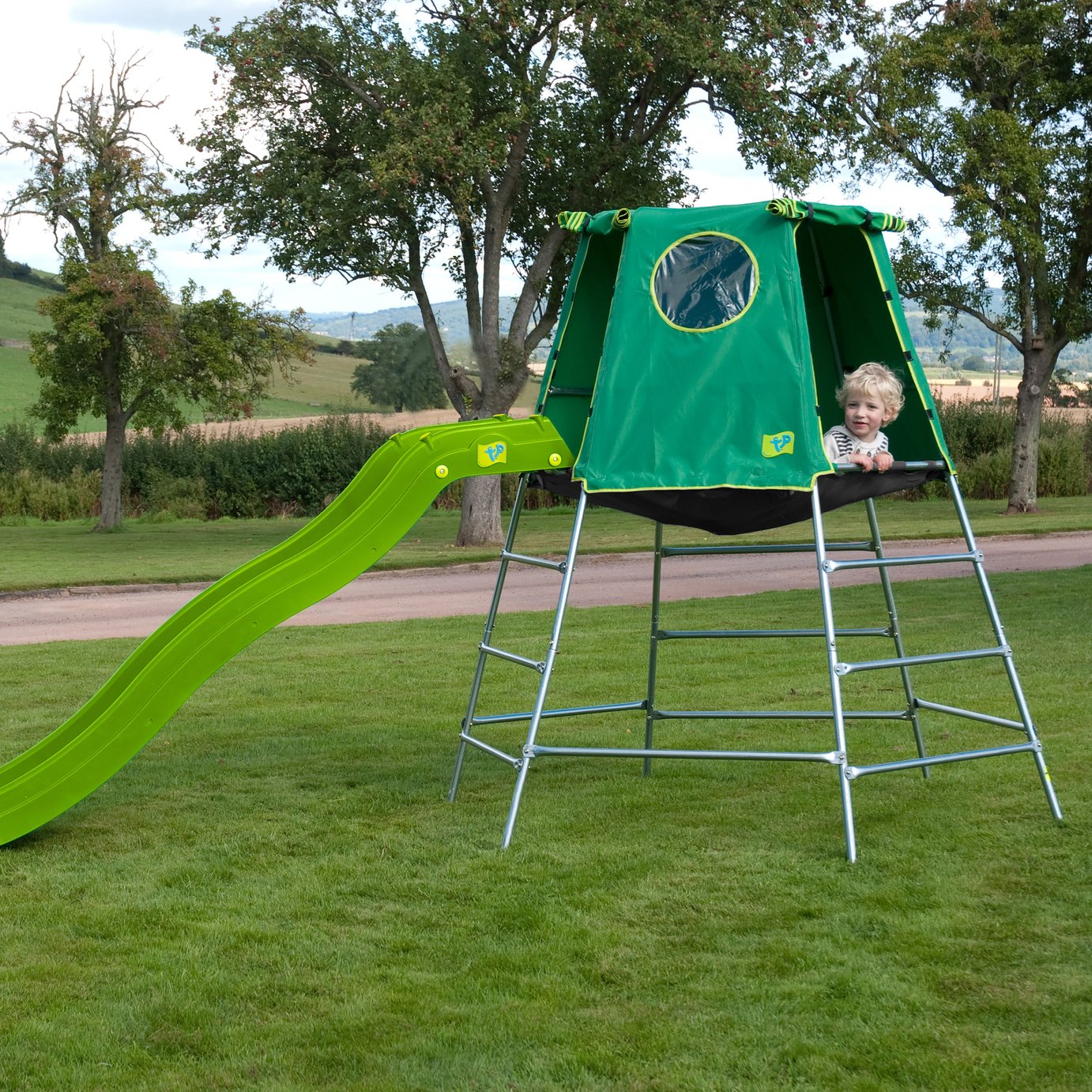 Tp climbing frame with hot sale slide