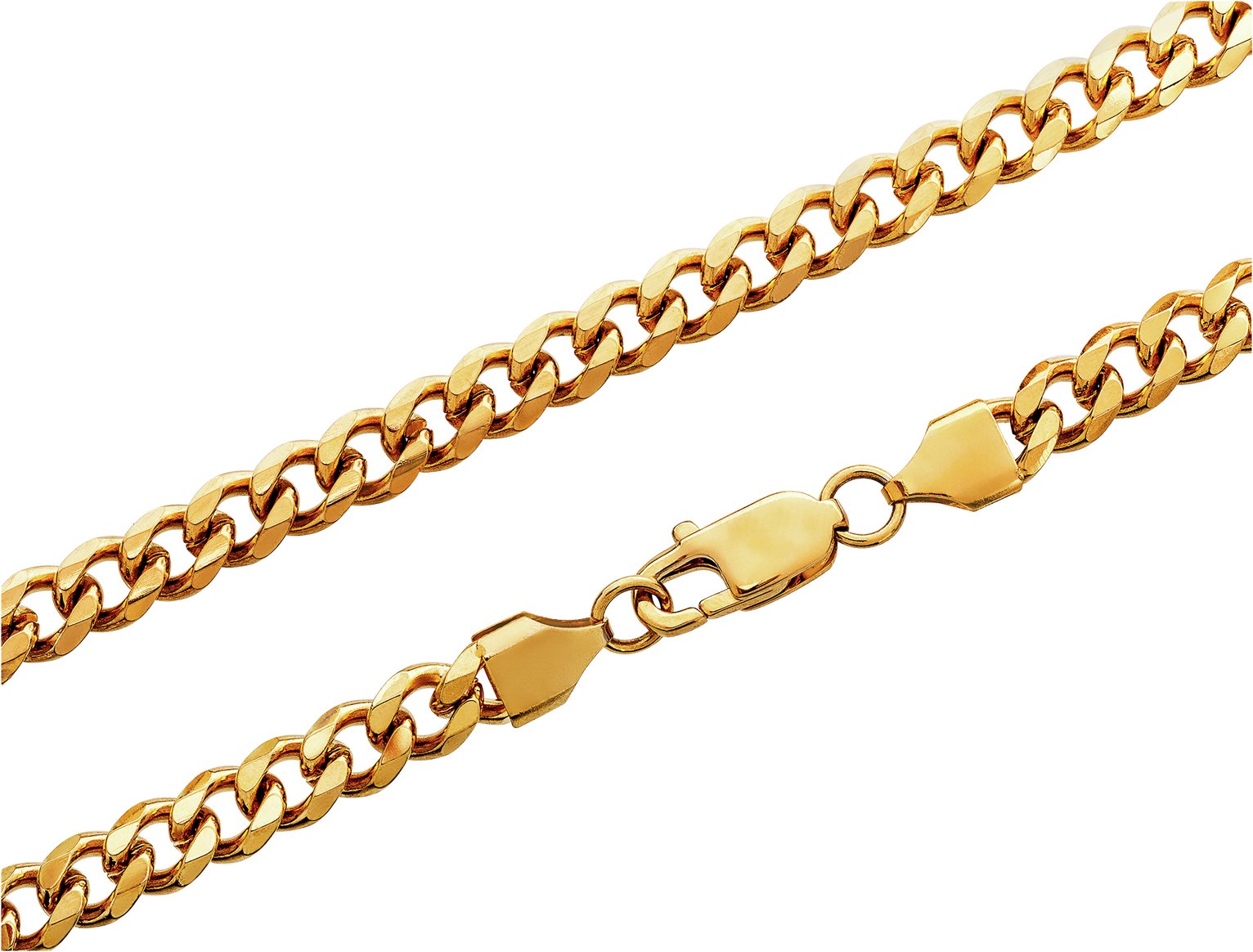 Revere Men's Gold Colour Stainless Steel Curb Chain review