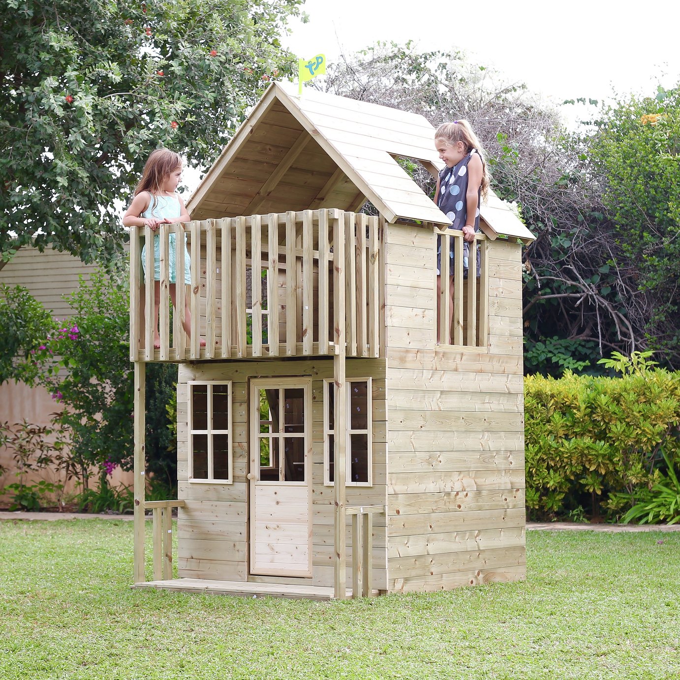 TP Loft Wooden Playhouse