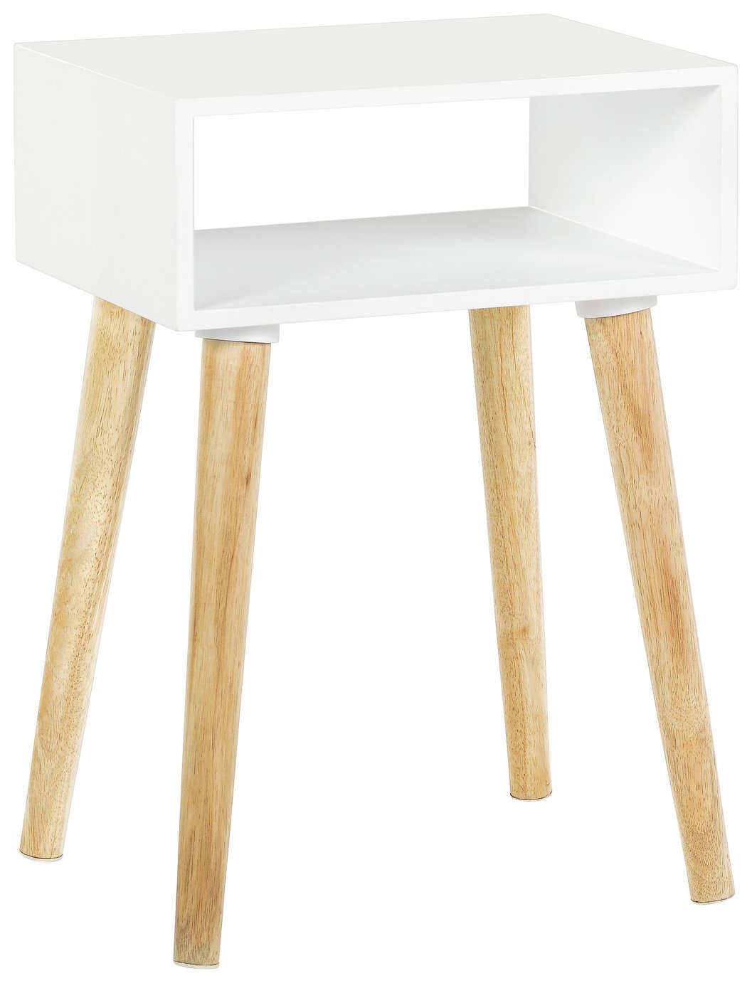 Habitat Cato Solid Wood Side Table - White