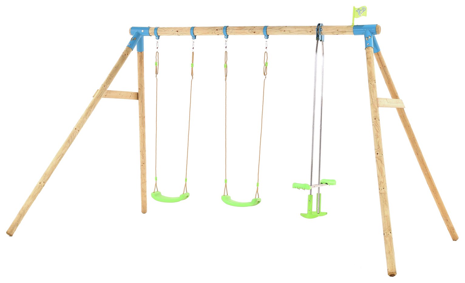 TP WOBURN WOODEN TRIPLE SWING SET TP WOBURN WOODEN TRIPLE SWING SET