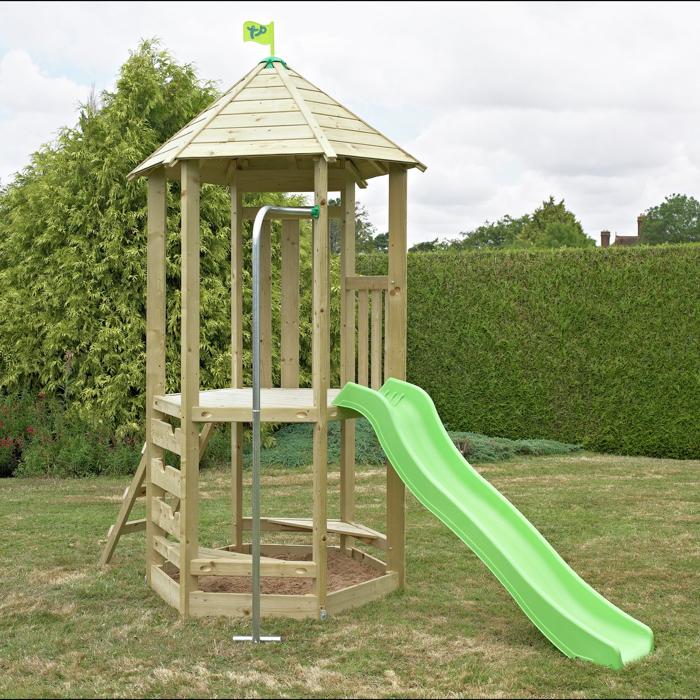 timber climbing frame