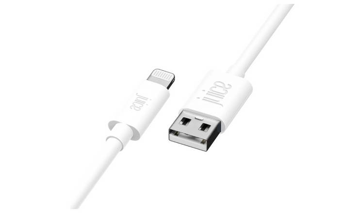 3 m (10 ft.) USB to Lightning Cable - Long iPhone / iPad / iPod Charger  Cable - Lightning to USB Cable - Apple MFi Certified - White