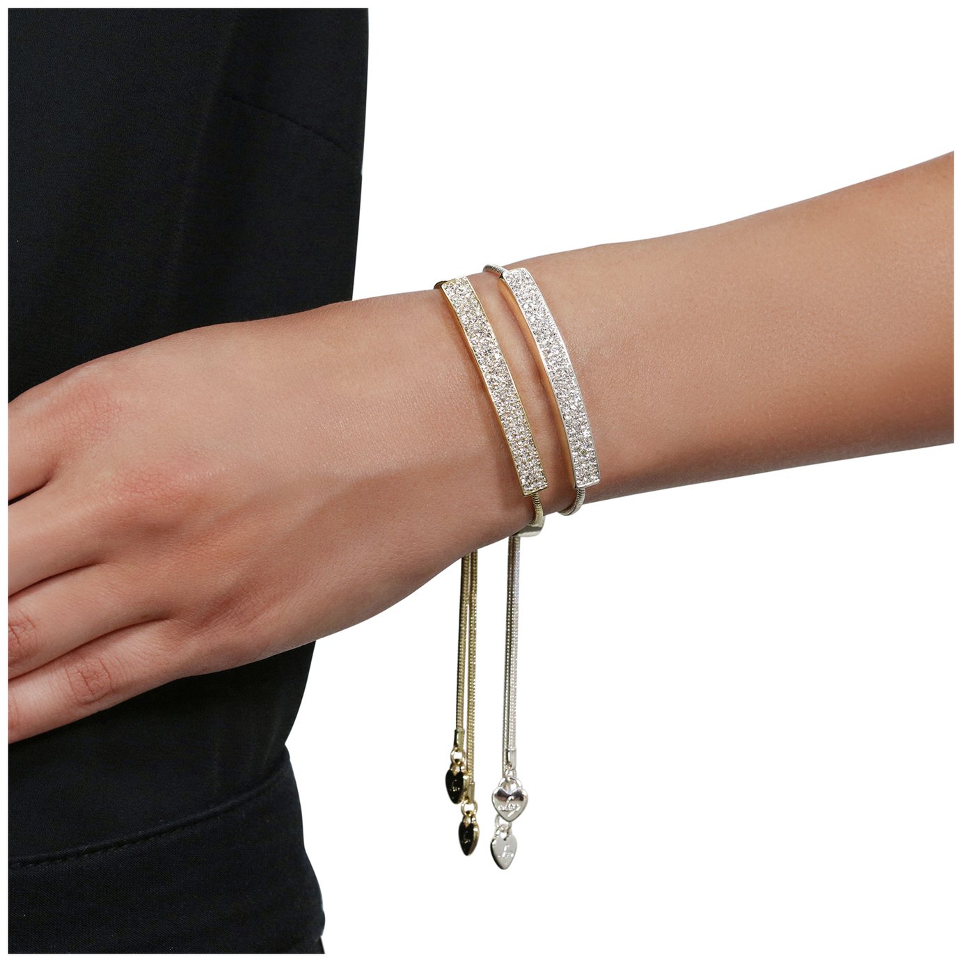 Lipsy Gold Colour Crystal Friendship Bracelets Review