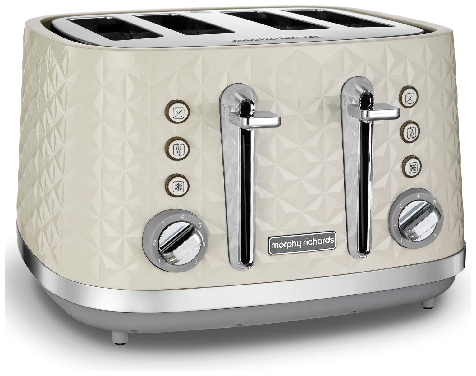 Morphy Richards 248132 Vector 4 Slice Toaster - Cream