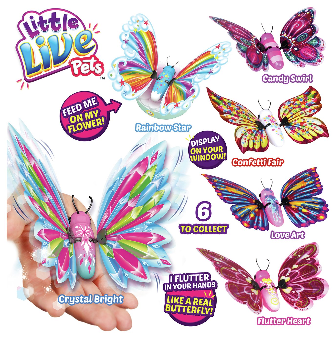 little live pets butterfly argos