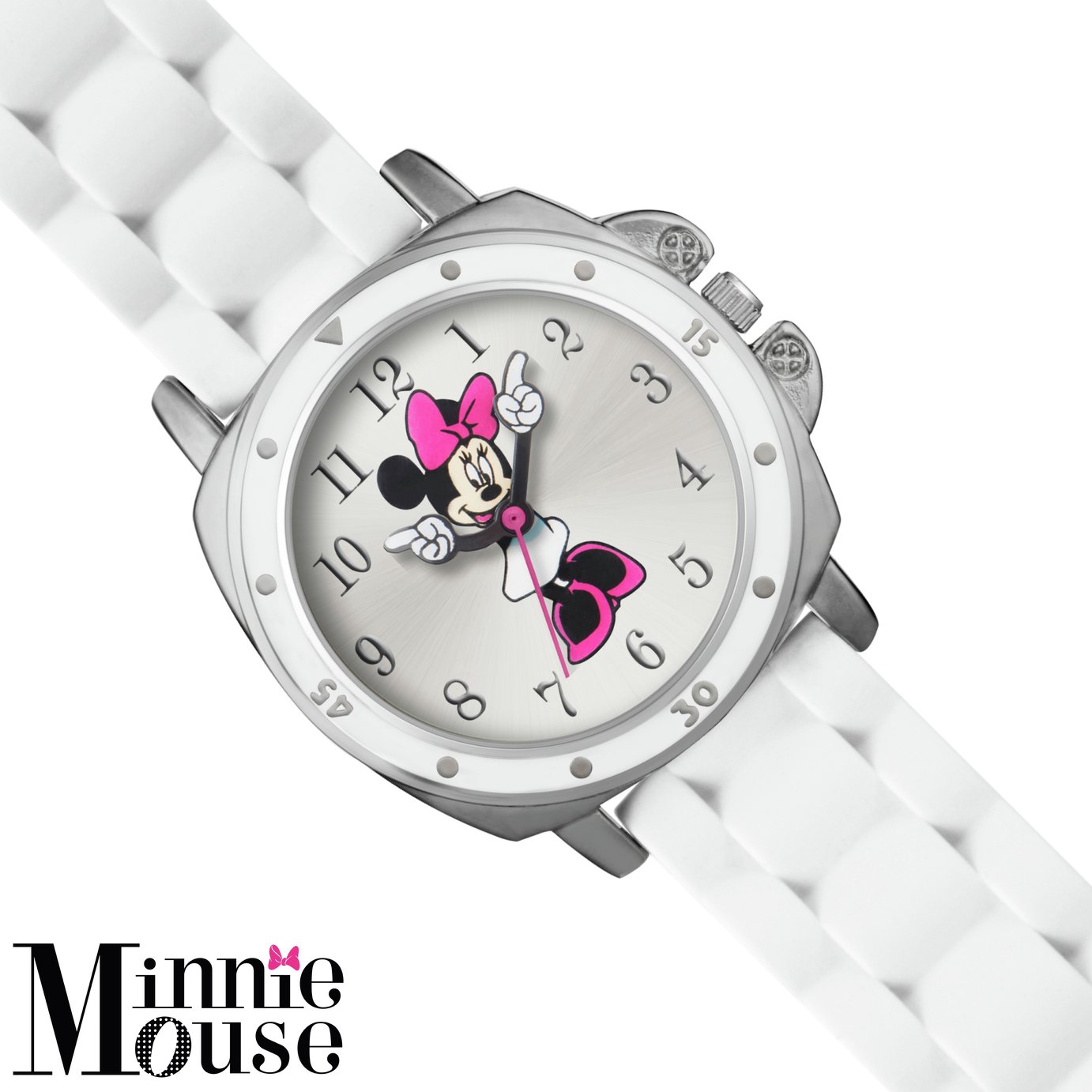 Disney Minnie Mouse White Silicone Strap Watch Review