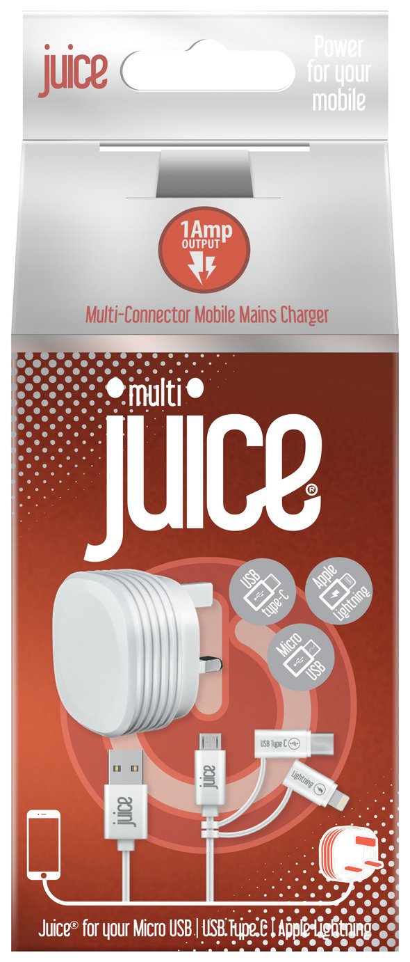 Juice Multi Wall Charger with Micro USB Cable
