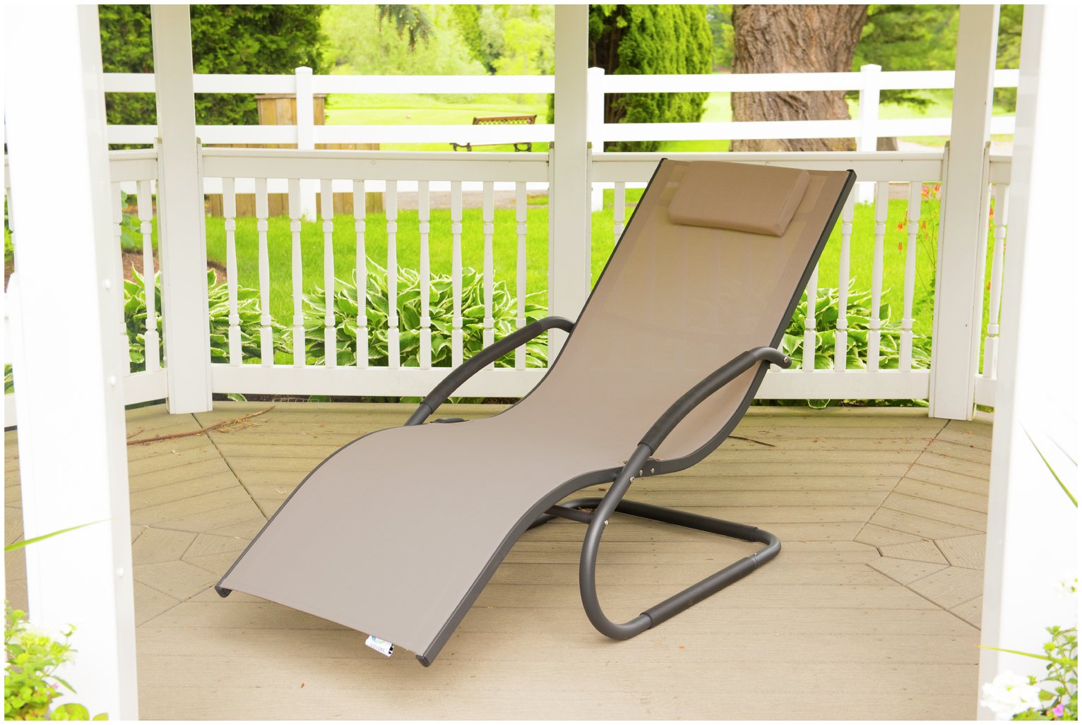 Wave Lounger Macchiato On Matte Grey at Argos Reviews