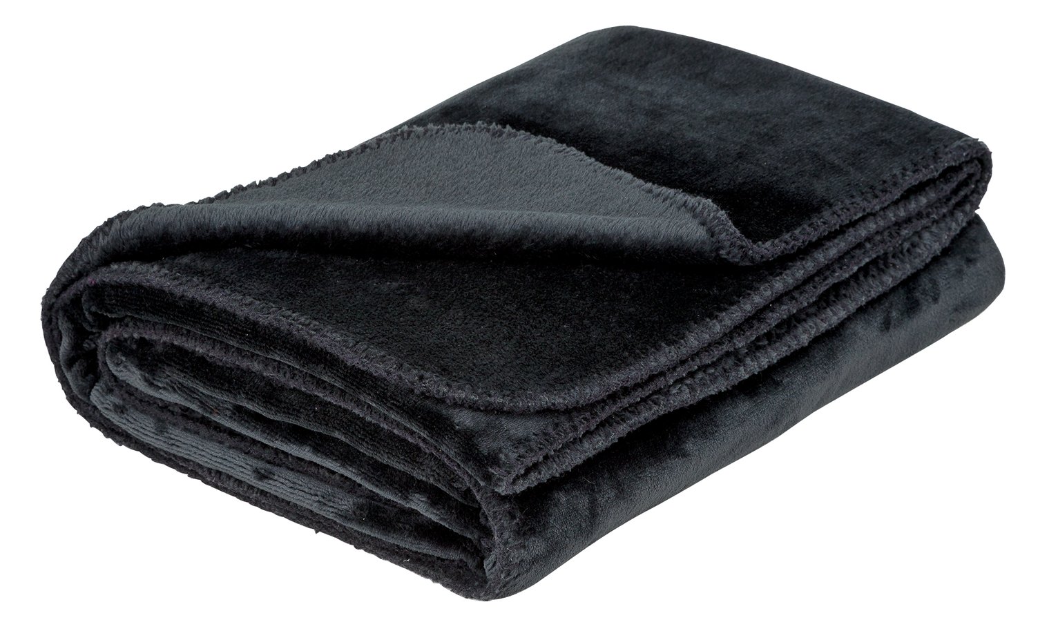 Argos Home Supersoft Throw - Black