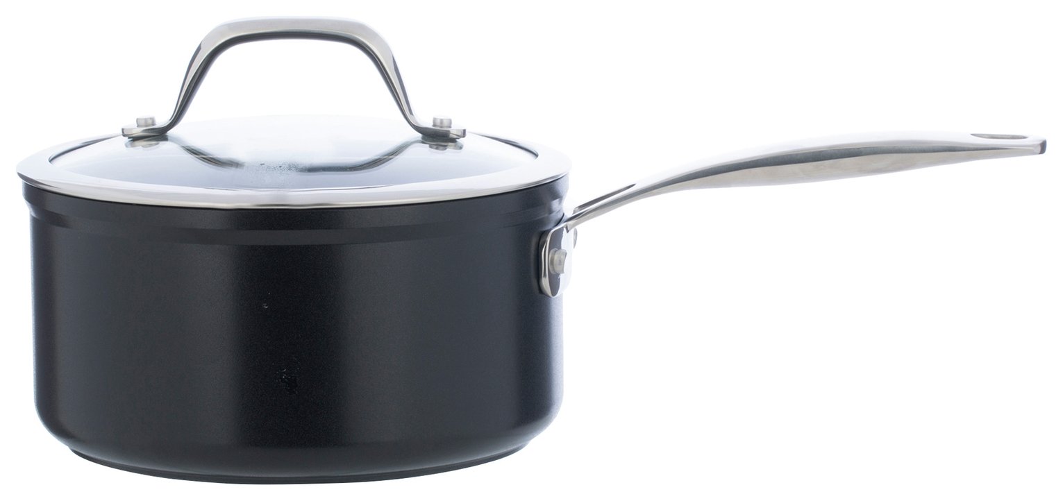 Sainsbury's Home Forged Aluminium 18cm Saucepan