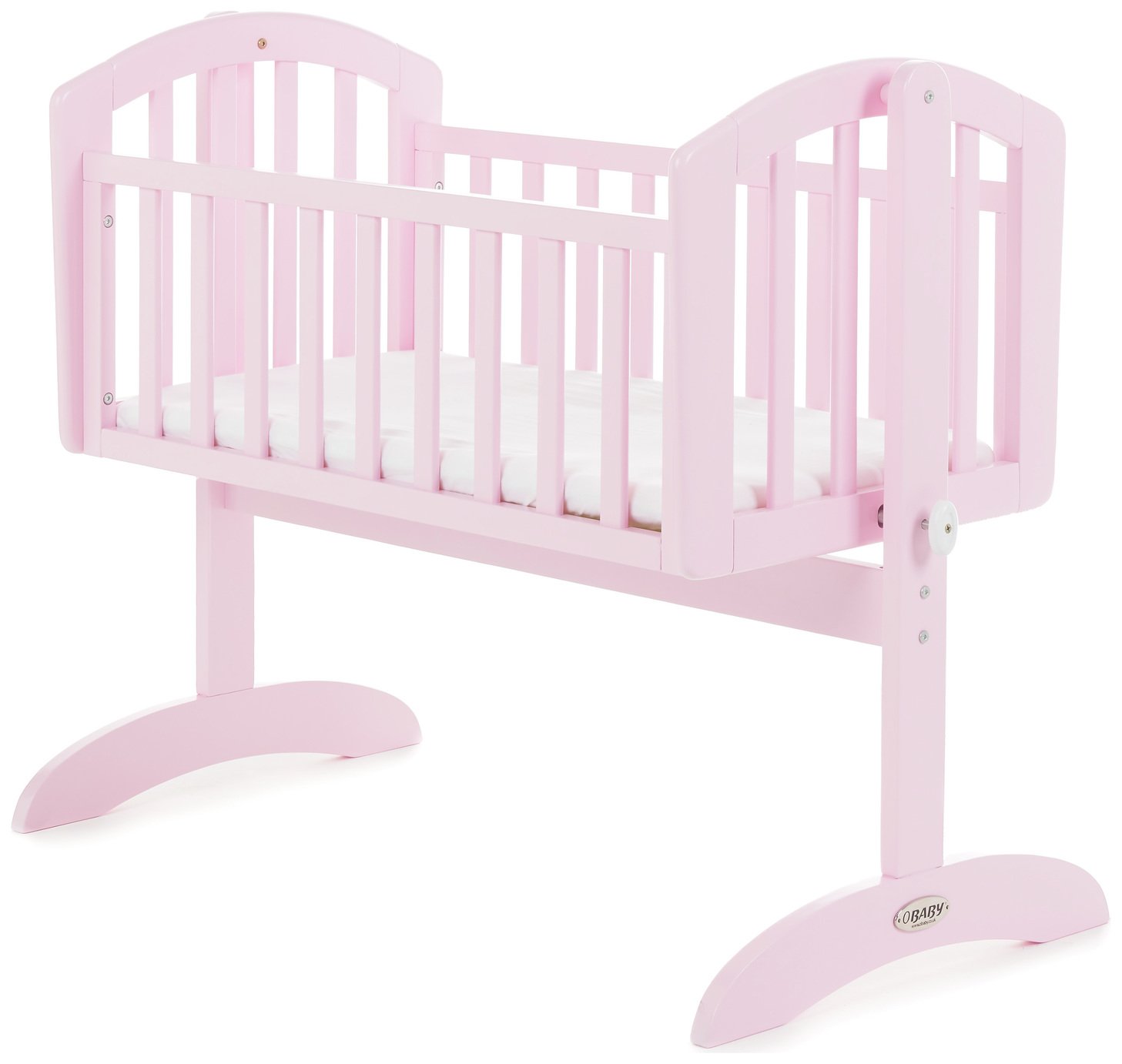 Obaby Sophie Swinging Crib & Mattress - Eton Mess