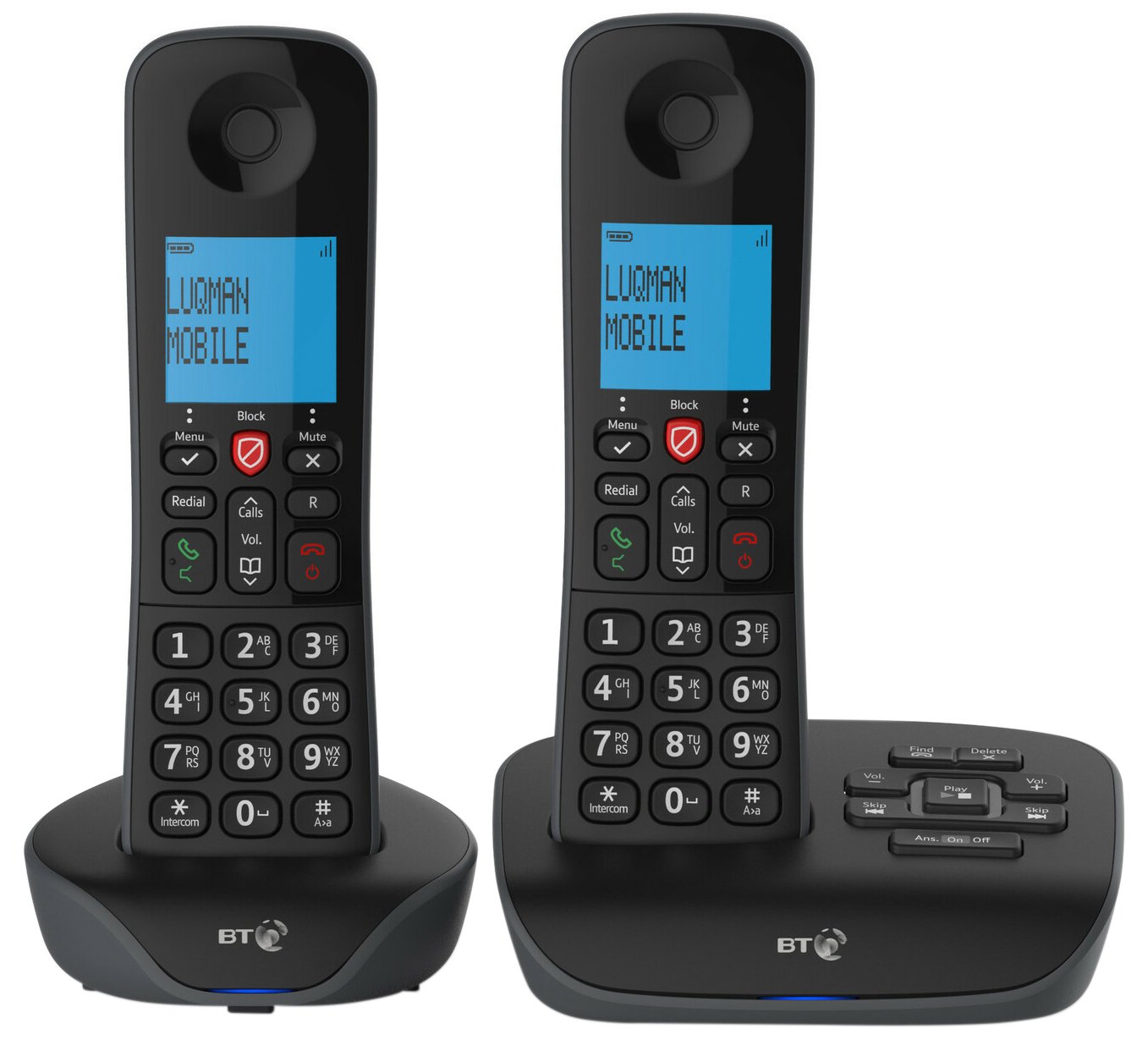 BT Essential Cordless Telephone & Answering Machine - Twin