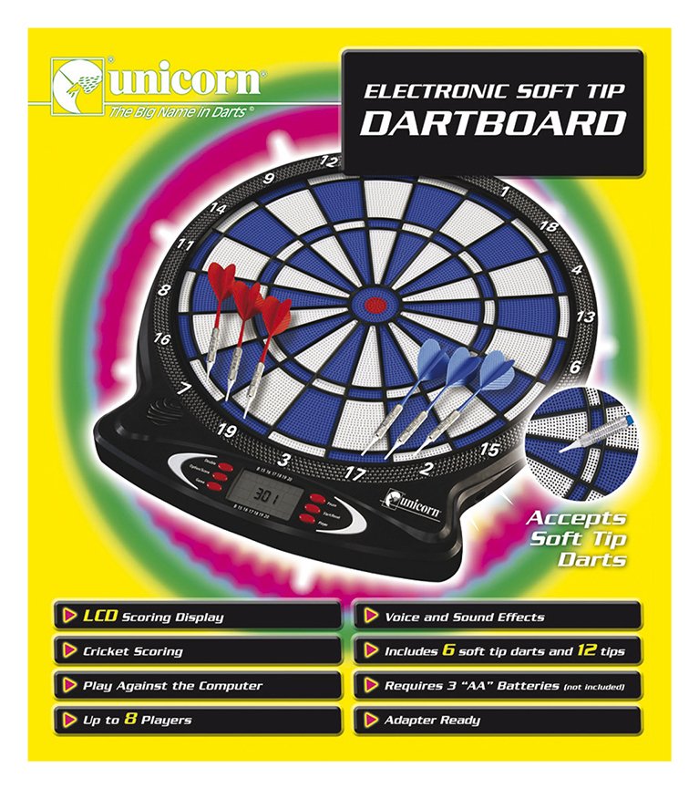 Unicorn Electronic Softtip Dartboard Reviews