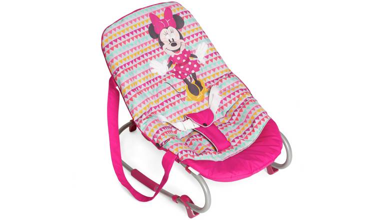 Buy Disney Rocky Bouncer Minnie Pink Baby Bouncers And Swings Argos