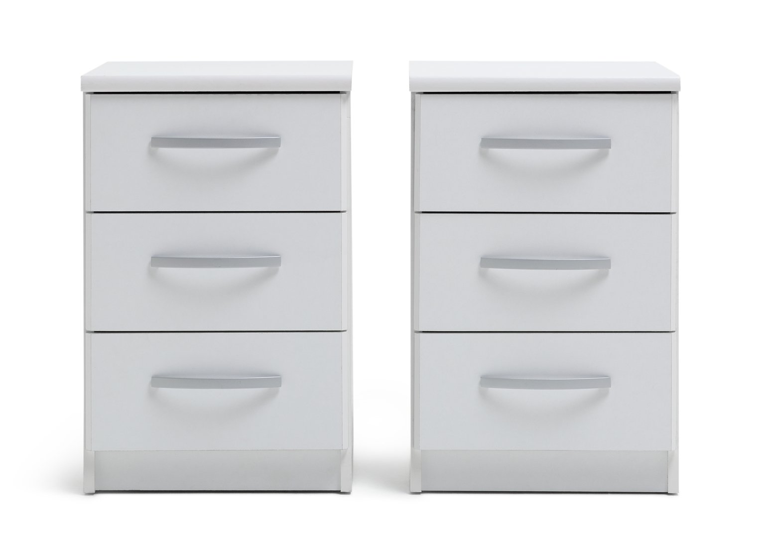 Argos Home Hallingford 2 Bedside Tables Set - White