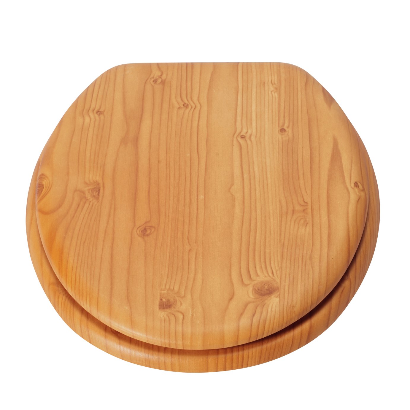 Argos Home Moulded Wood Toilet Seat - Antique Pine Effect (8061924