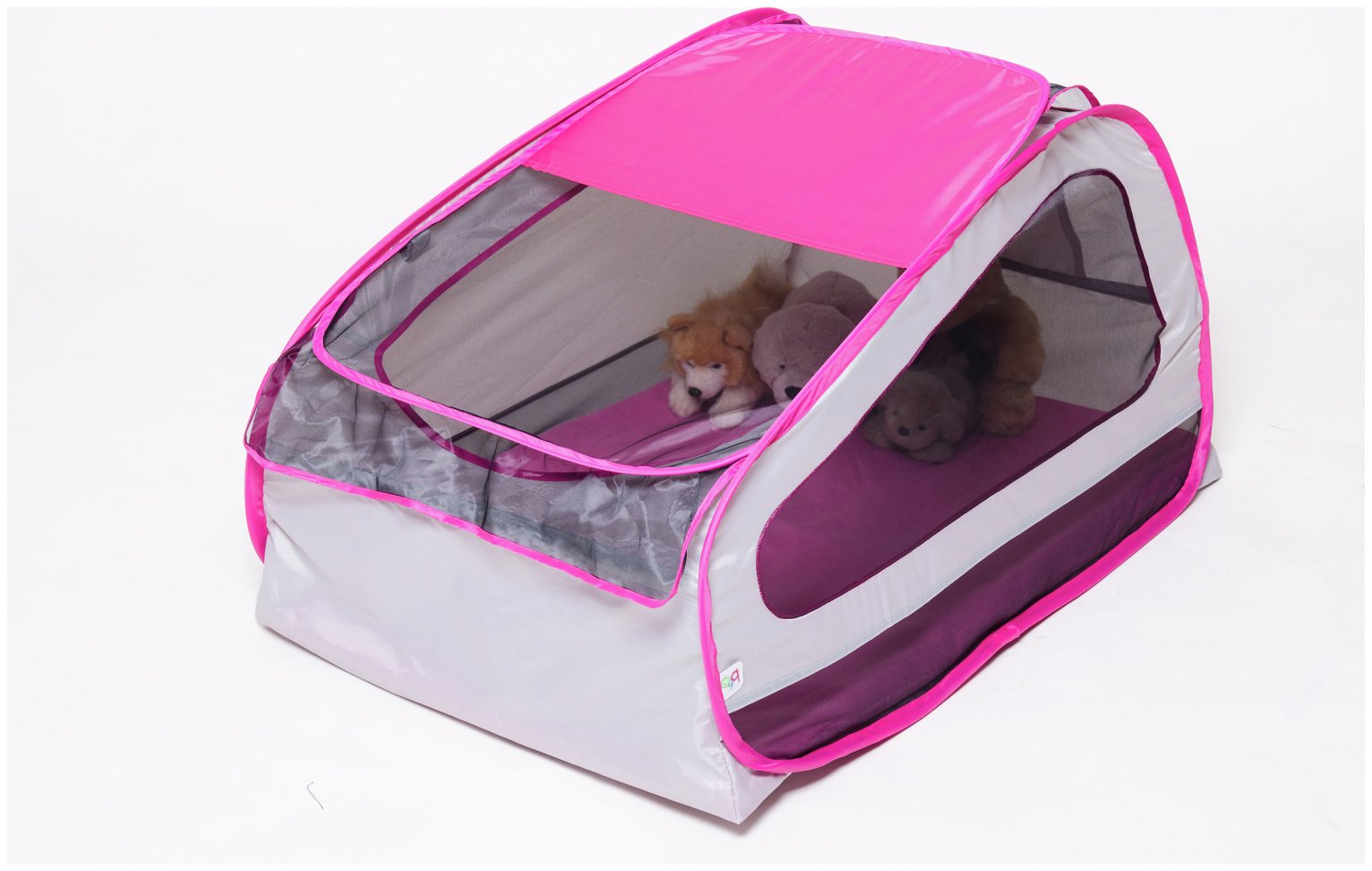 BBGG Pop Up Baby Travel Cot - Pink