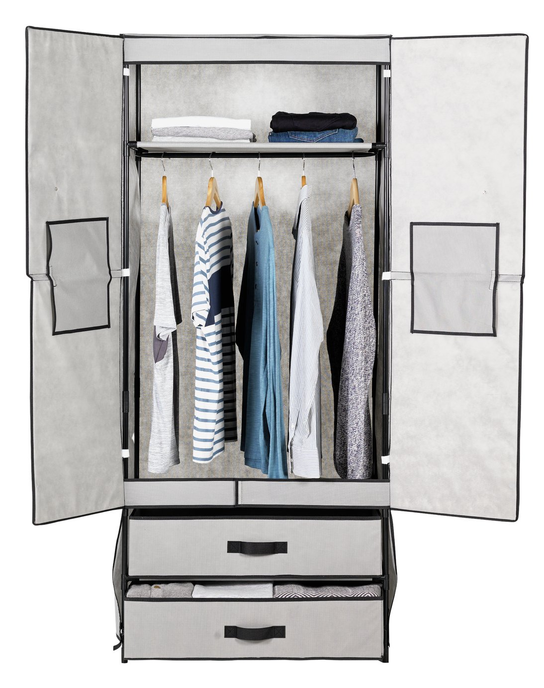 Argos Home Double Metal Framed Fabric Wardrobe Reviews