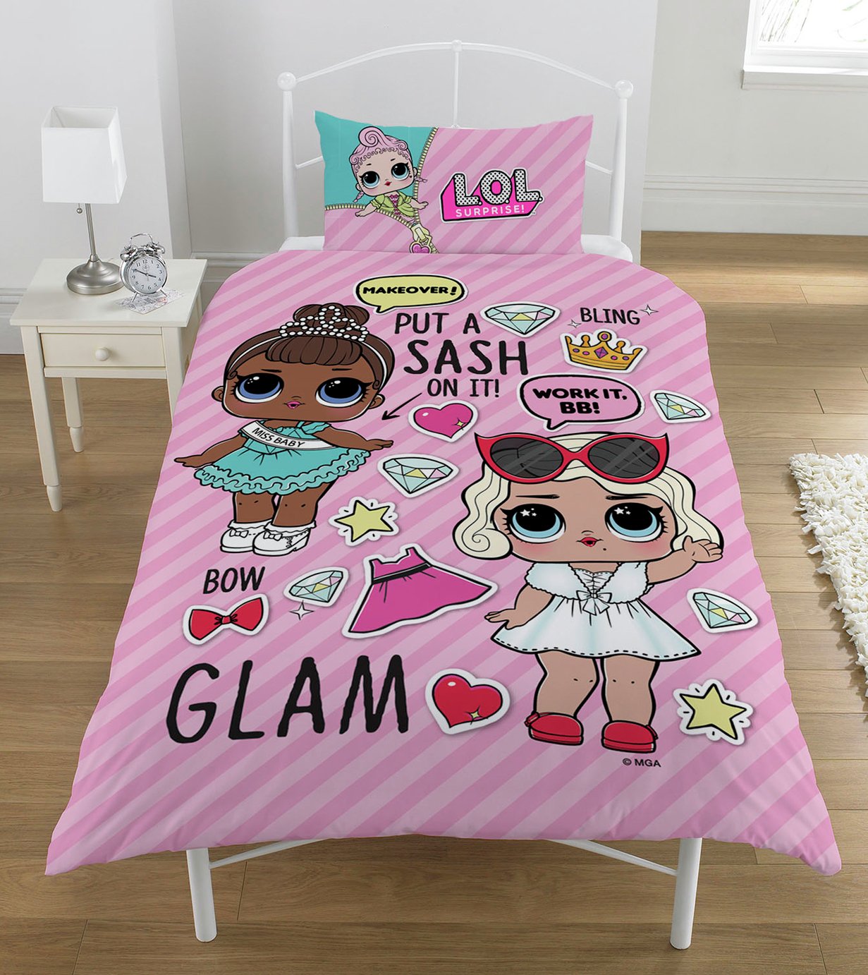 LOL Surprise Glam Duvet Set - Single