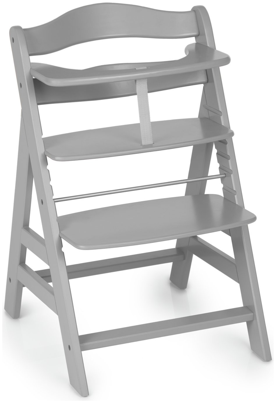 Hauck Alpha+ Wooden Highchair- Grey