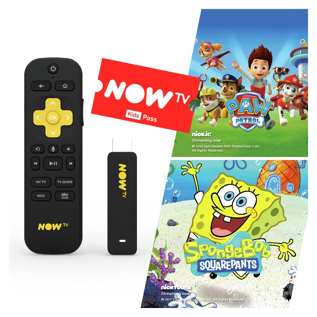 NOW TV Stick with 3 Month Sky Kids Pass