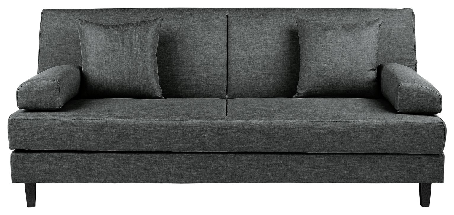 Habitat Chase Fabric 3 Seater Clic Clac Sofa Bed - Charcoal