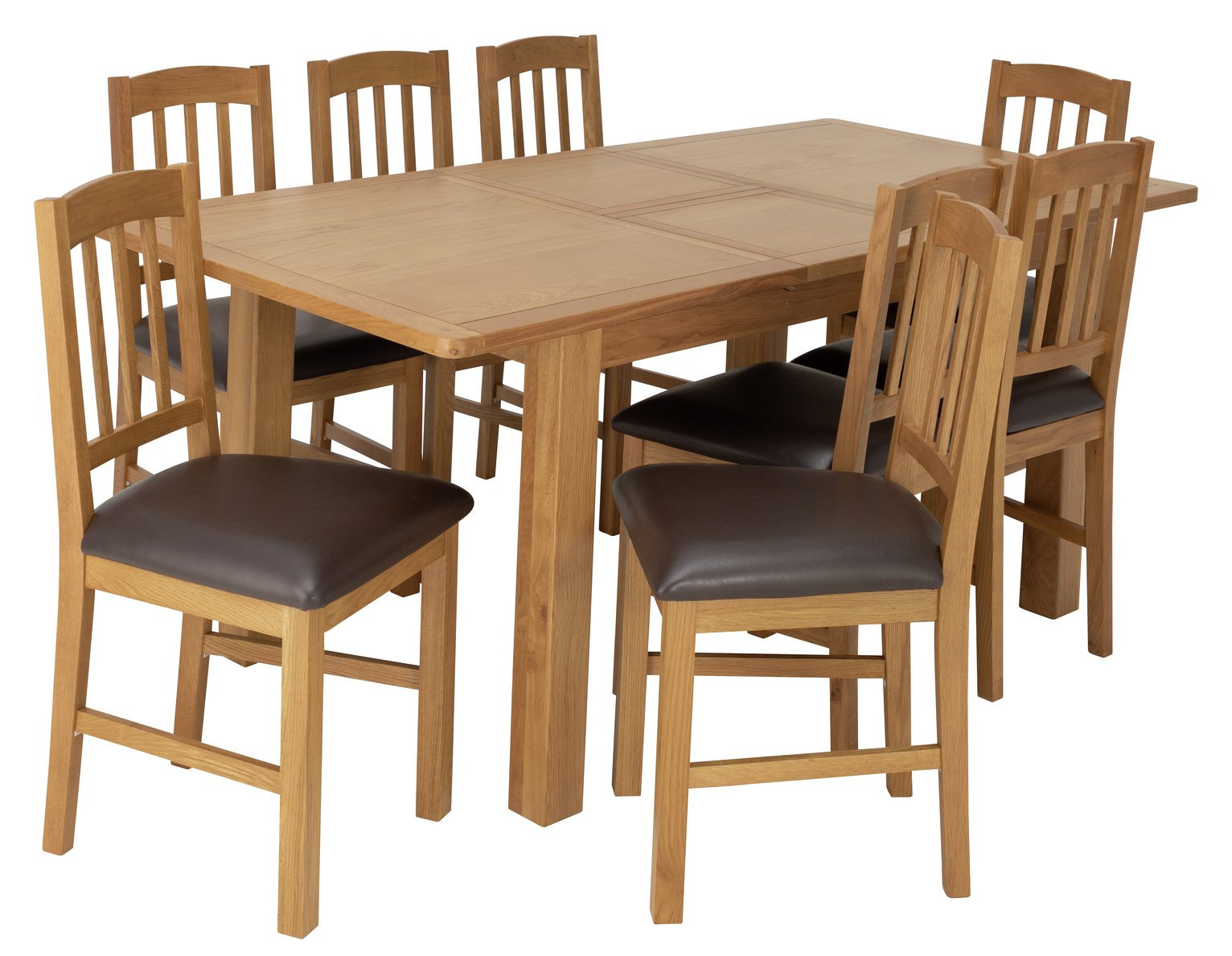 Argos Home Ashwell XL Oak Veneer Extending Table & 8 Chairs Review