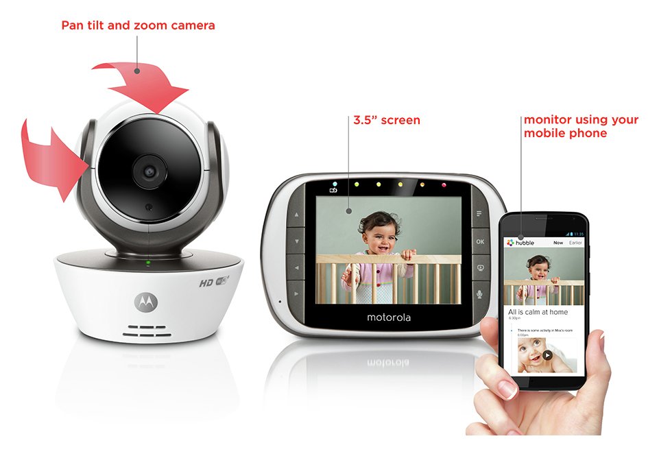 Motorola MBP853 Connected Baby Monitor