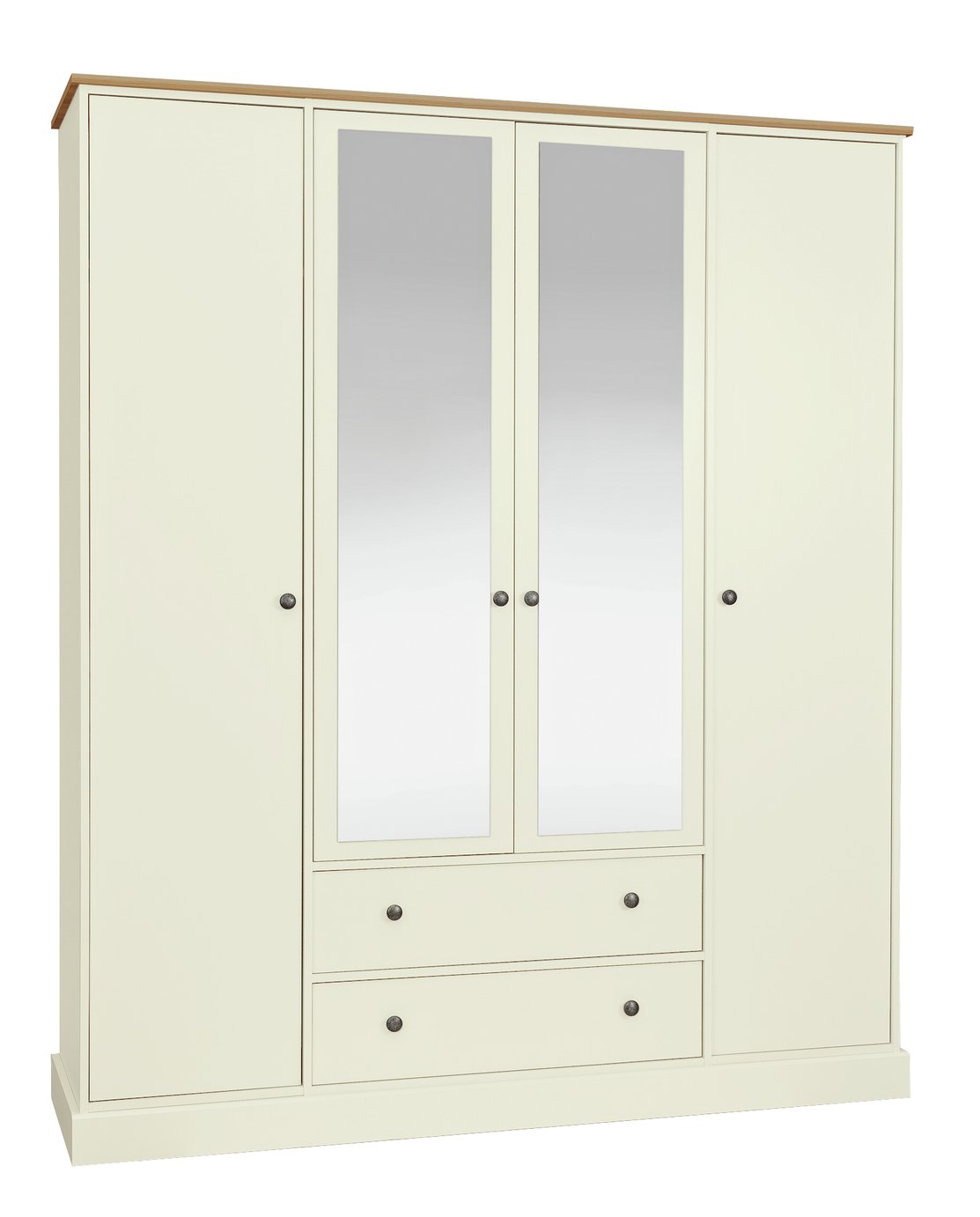 Argos Home Kensington 4 Door 2 Drawer Wardrobe