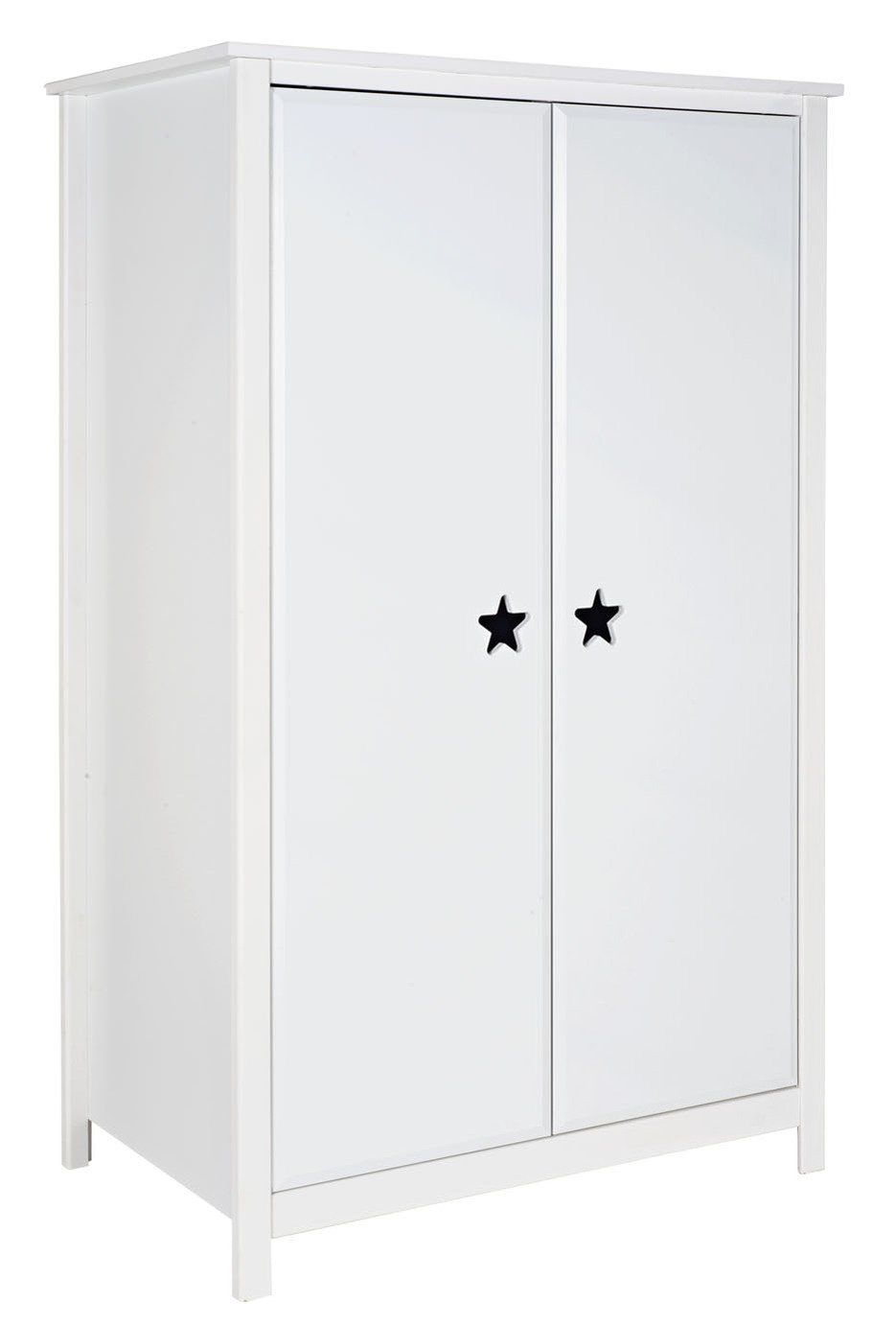 Argos Home Stars White Short 2 Door Wardrobe