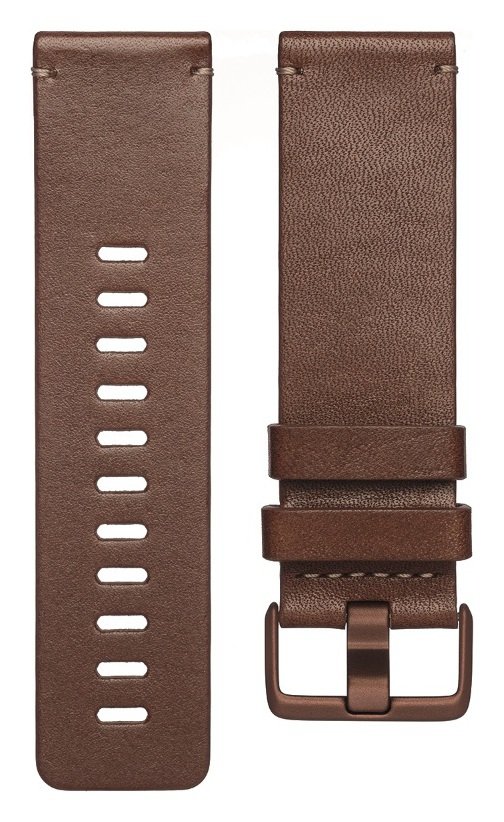 Fitbit Versa Small Leather Accessory Band - Cognac