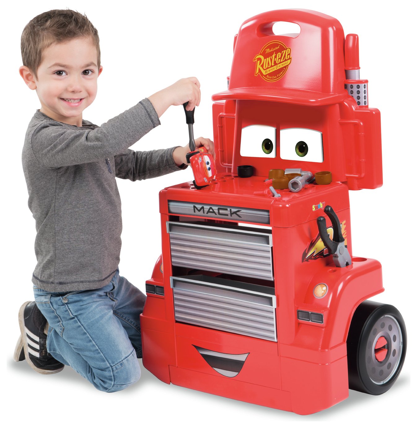 SMOBY Cars 3 Mack Truck Trolley review