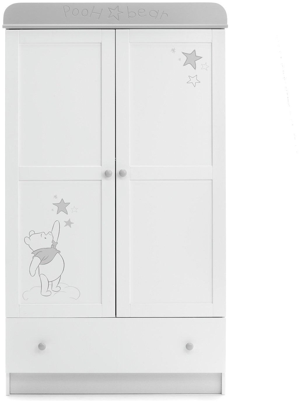 Disney Winnie the Pooh Double Wardrobe - Dreams & Wishes