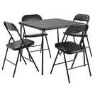 Buy Argos Home Quin Metal Folding Table 4 Folding Chairs Space saving dining sets Argos