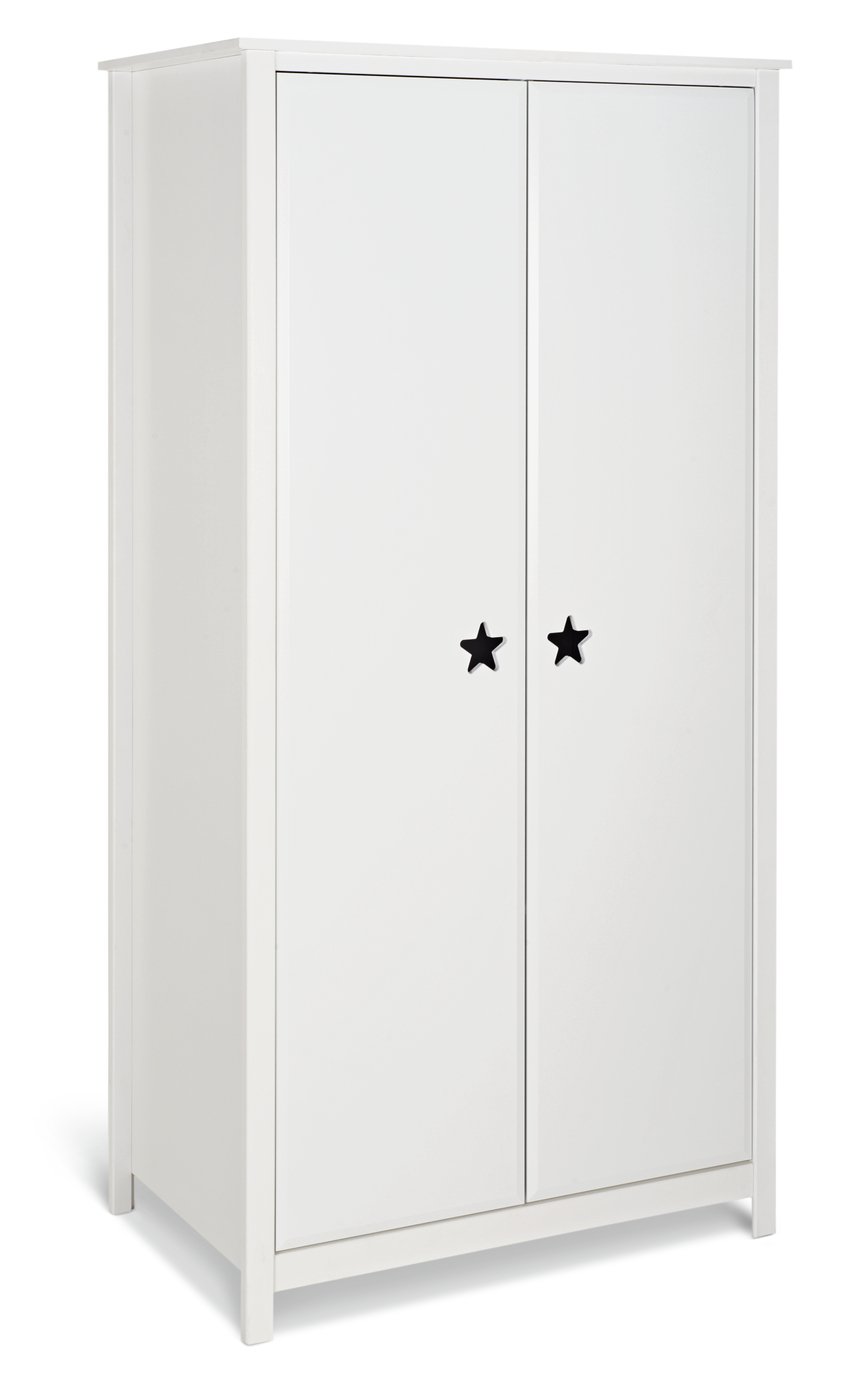 Argos Home Stars 2 Door Wardrobe - White