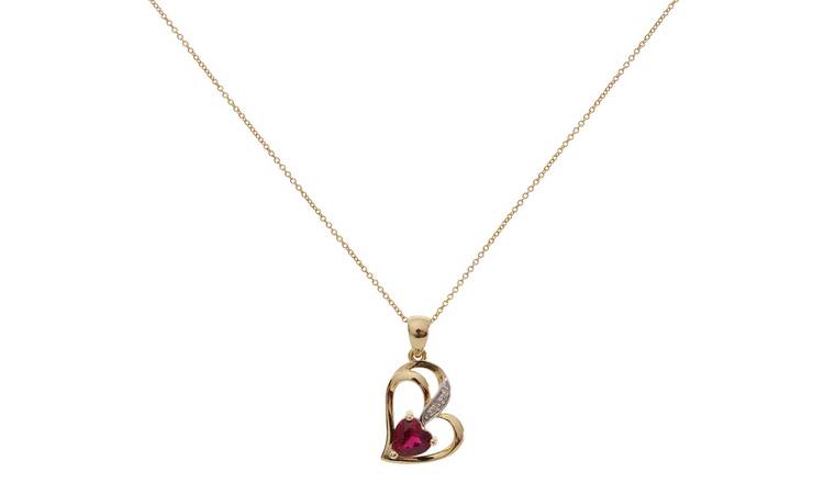 Argos gold store necklace womens