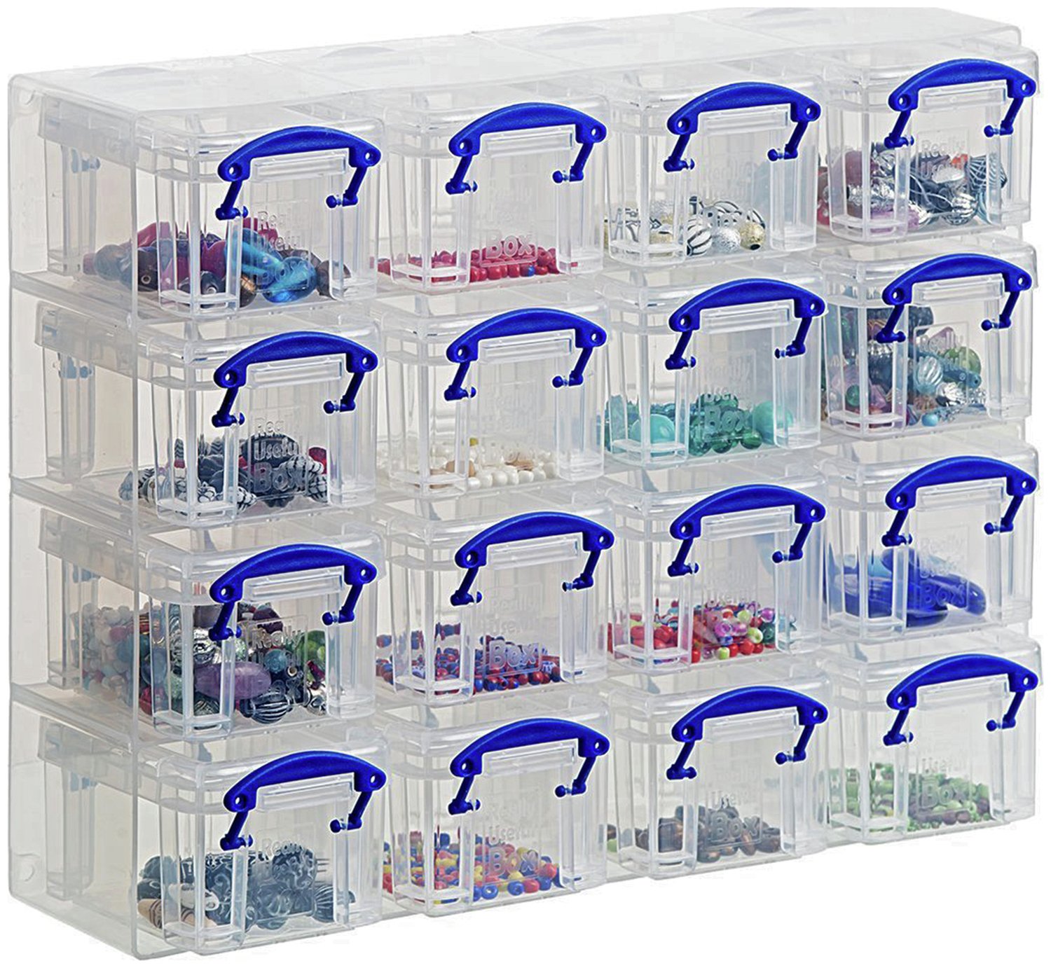 Really Useful 0.14 Litre Box Organiser - Set of 16