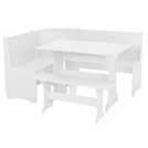 Buy Argos Home Haversham Corner Dining Set Bench White Dining table and chair sets Argos