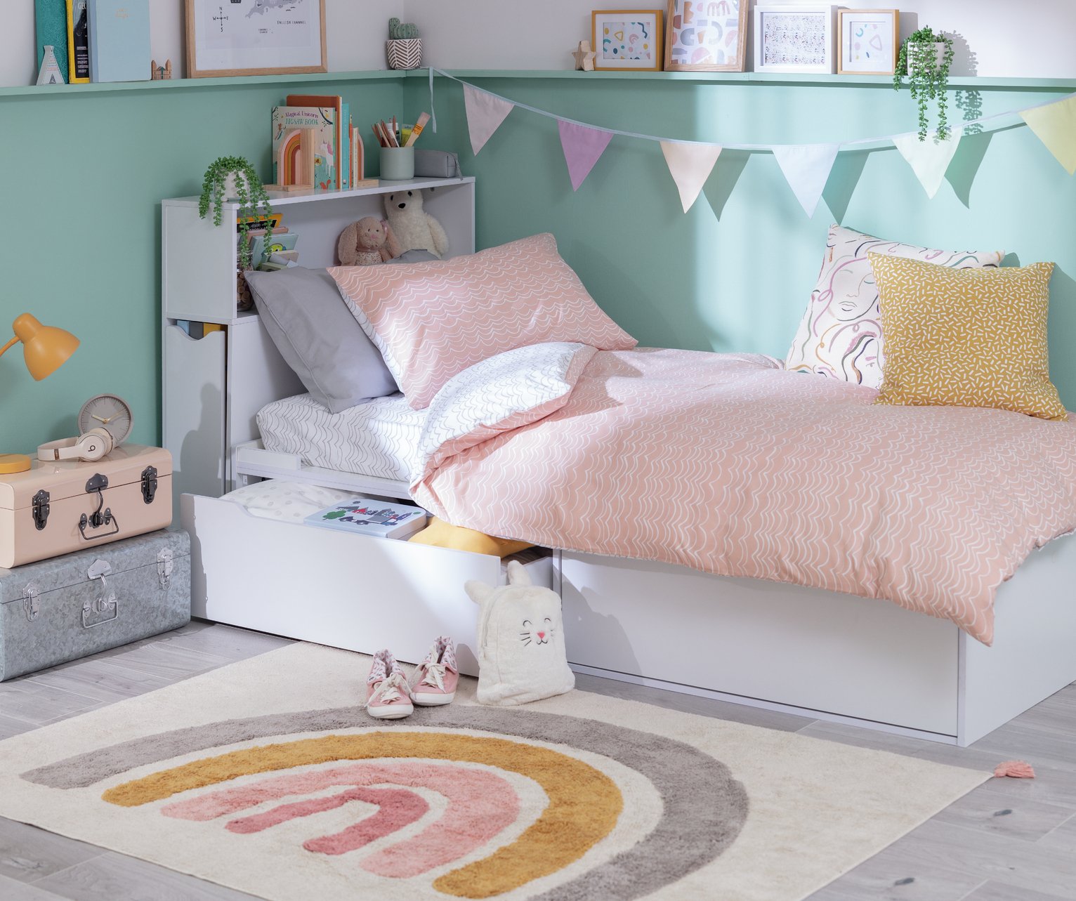 argos kids single bed