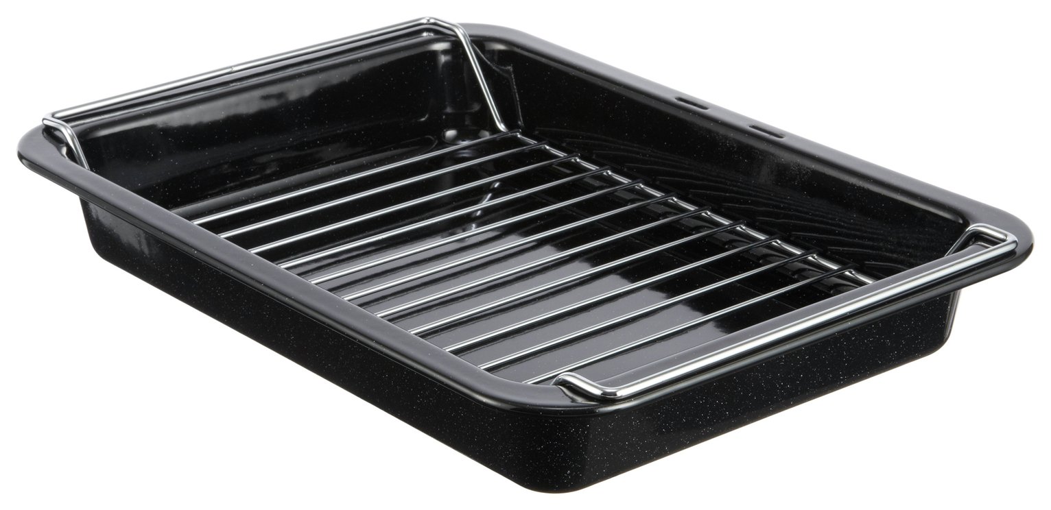 Sainsbury's Home 32cm Enamel Roaster and Rack