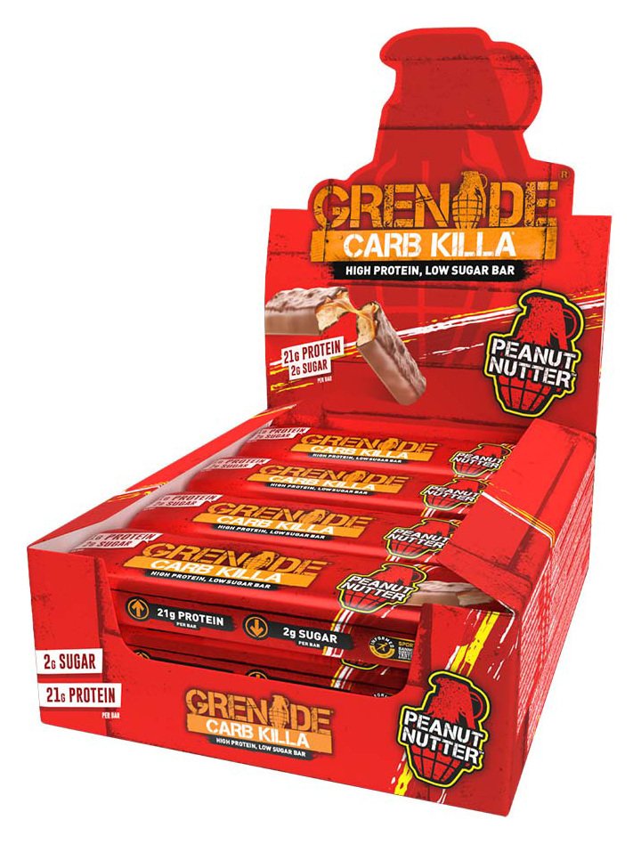 Grenade Carb Killa Protein Bars Peanut Nutter review