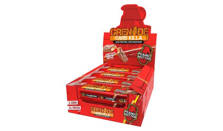 Grenade Carb Killa Protein Bars Peanut Nutter - 12 x 60g