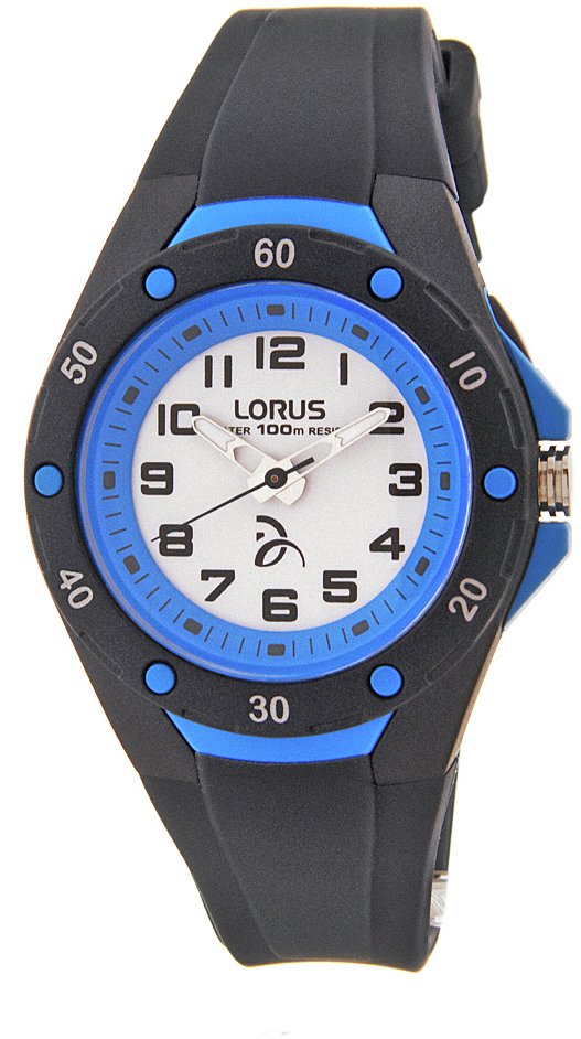 Lorus Kids' Navy Blue Silicone Strap Bezel Watch review