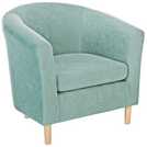 Buy Argos Home Fabric Tub Chair - Duck Egg | Armchairs and chairs | Argos