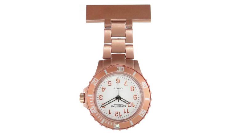 Buy Constant Nurses Rose Coloured Fob Sports Style Watch Argos