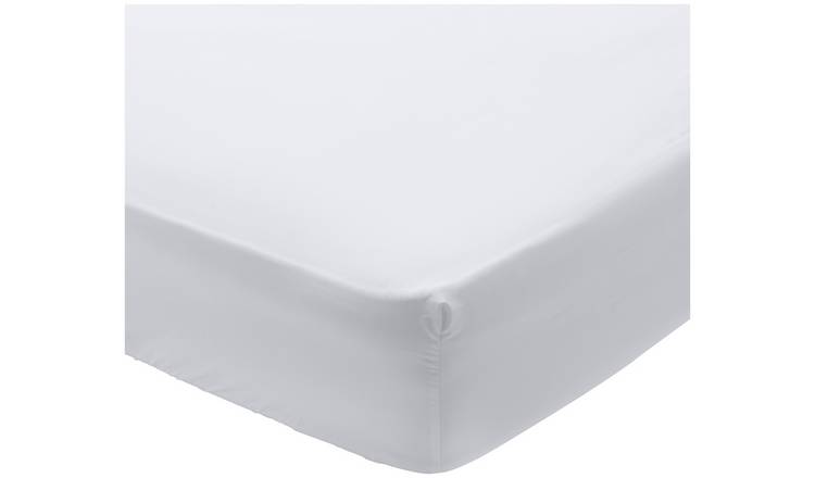 Buy Argos Home 400tc Egyptian Cotton 35cm Fitted Sheet Superking