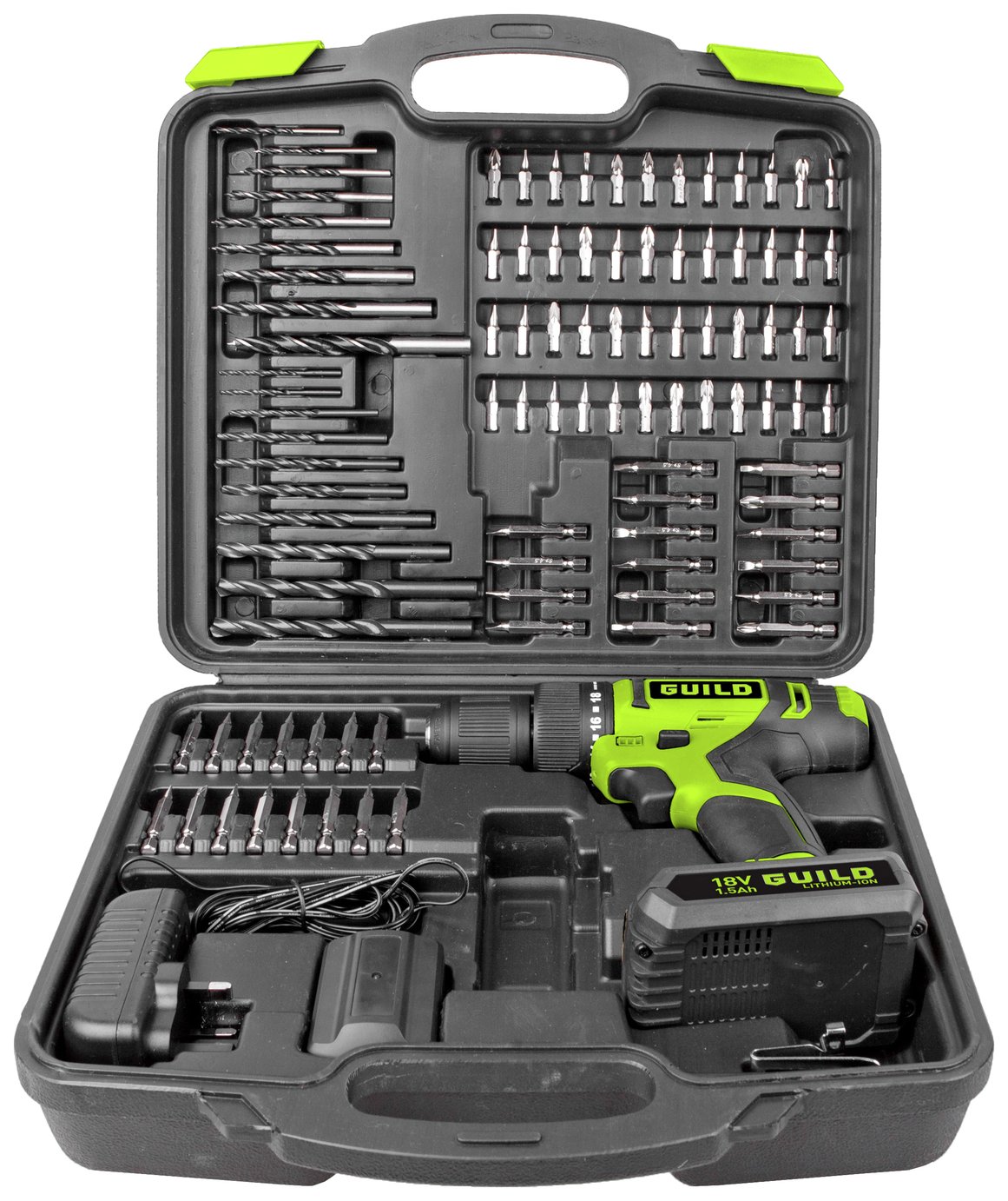 Guild 1.5Ah Cordless Combi Drill with 100 Accessories Review