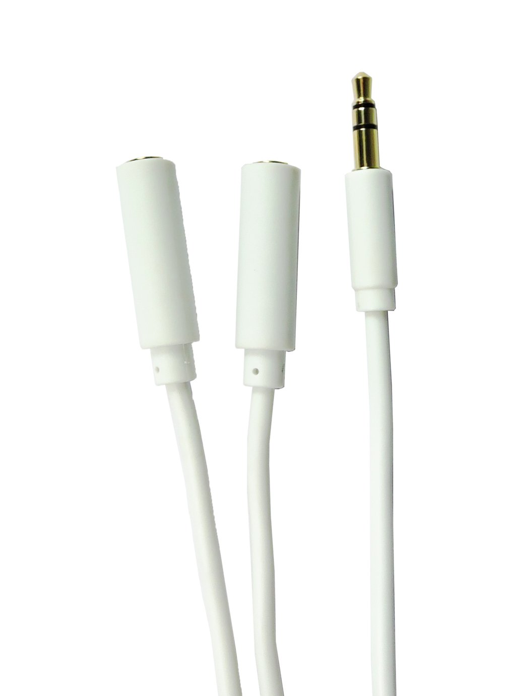 Headphones Splitter White