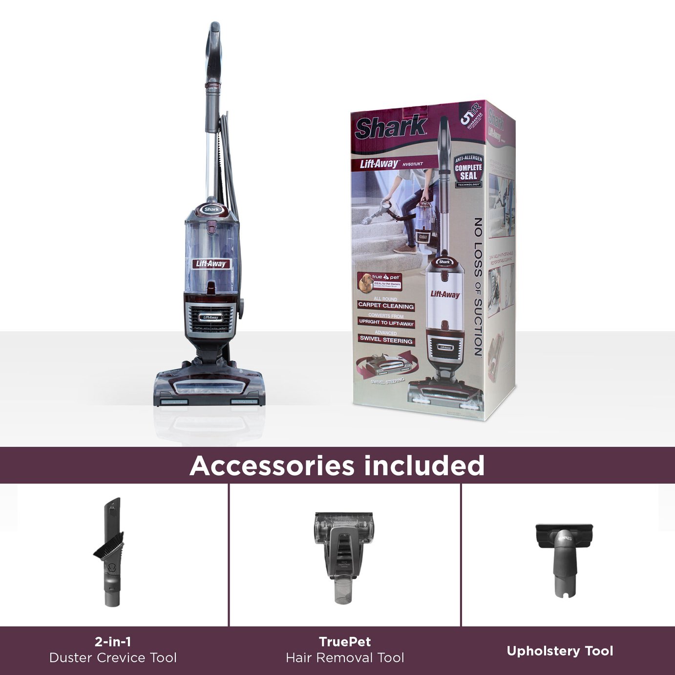 Shark NV601UKT LiftAway True Pet Bagless Vacuum Cleaner Reviews